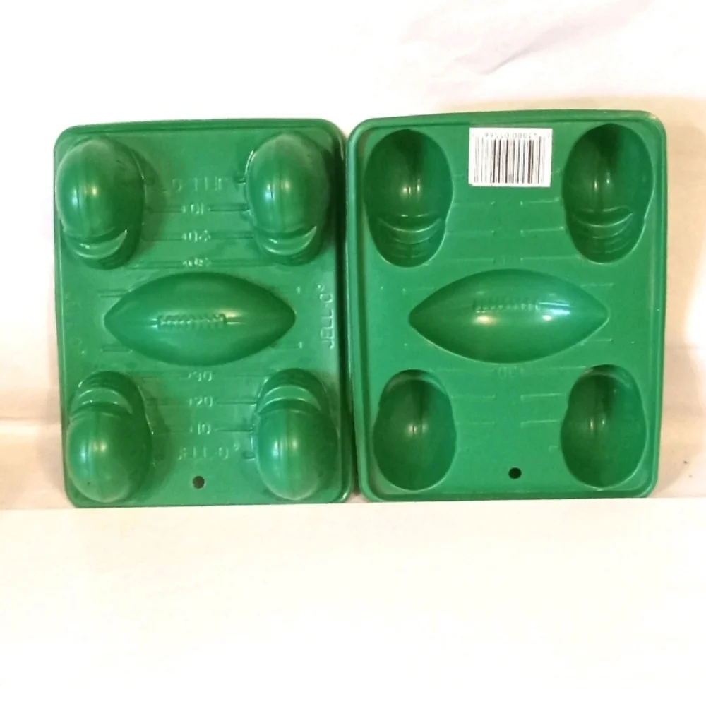 2 Jello Jigglers Football Helmets Molds superbowl party Game Day Jello Shots NFL